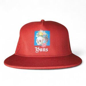VANS Death Bloom Snapback Adjustable Hat Cap Chellie Oil OS